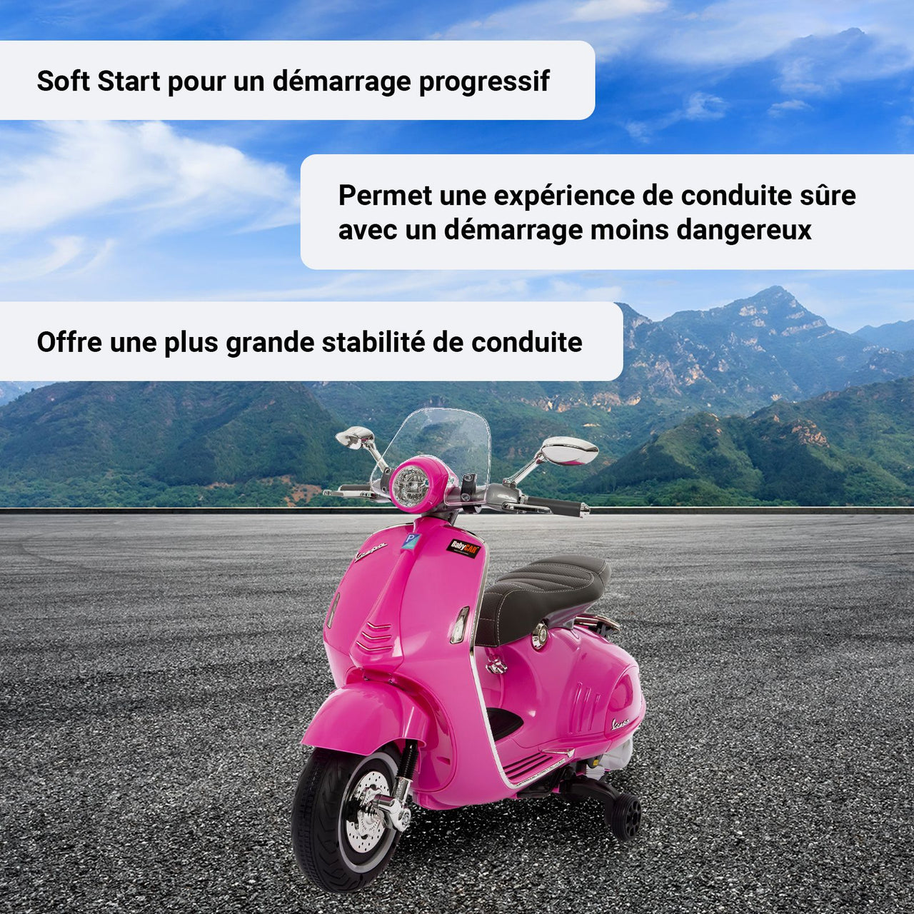 Vespa 946 rose soft start#couleur_rose