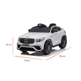 Mercedes GLC AMG Coupè elettrica per bambini dimensioni#colore_bianco