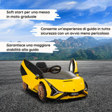 Lamborghini Sian elettrica per bambini Soft Start#colore_giallo