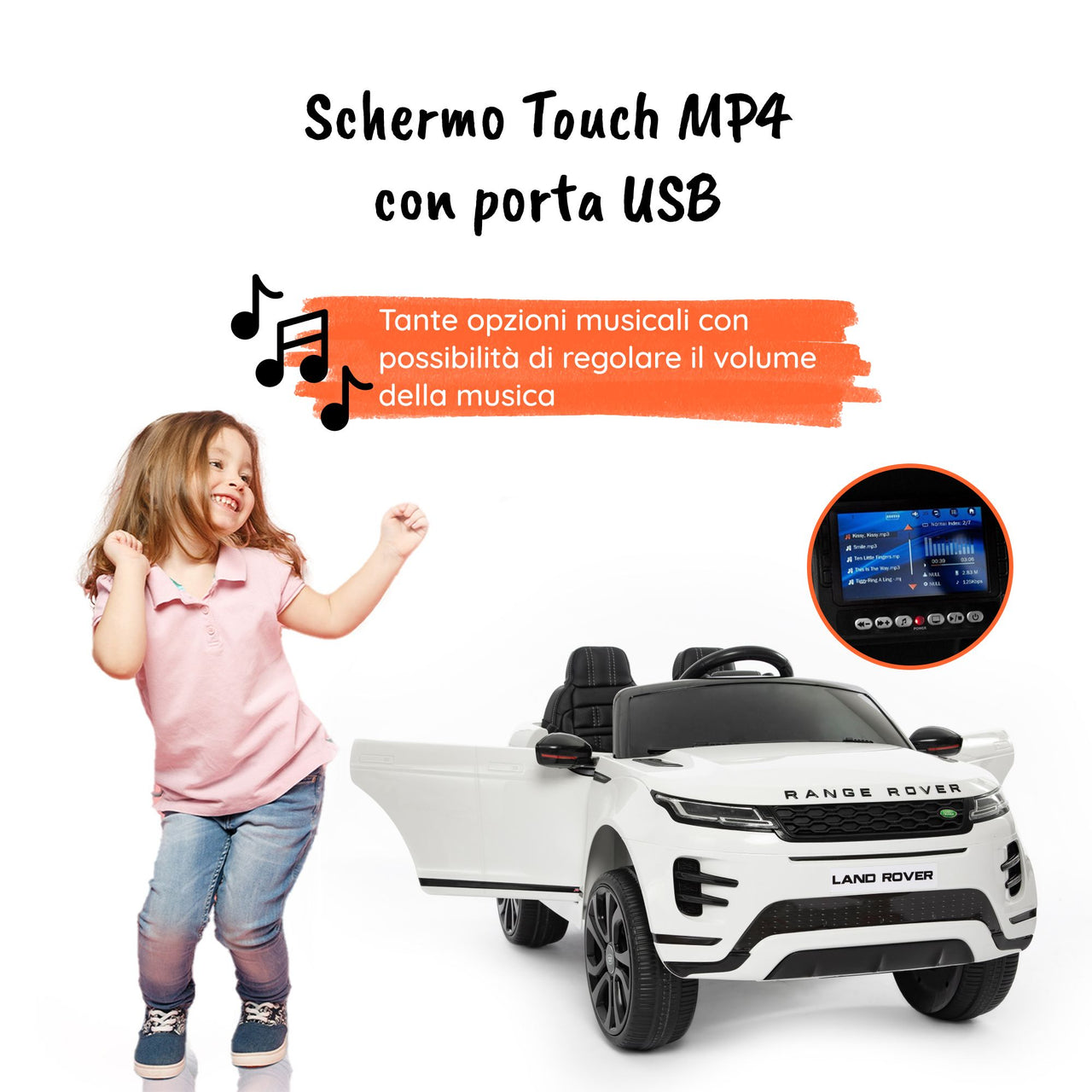 Range Rover Evoque bianca multimedia#colore_bianco