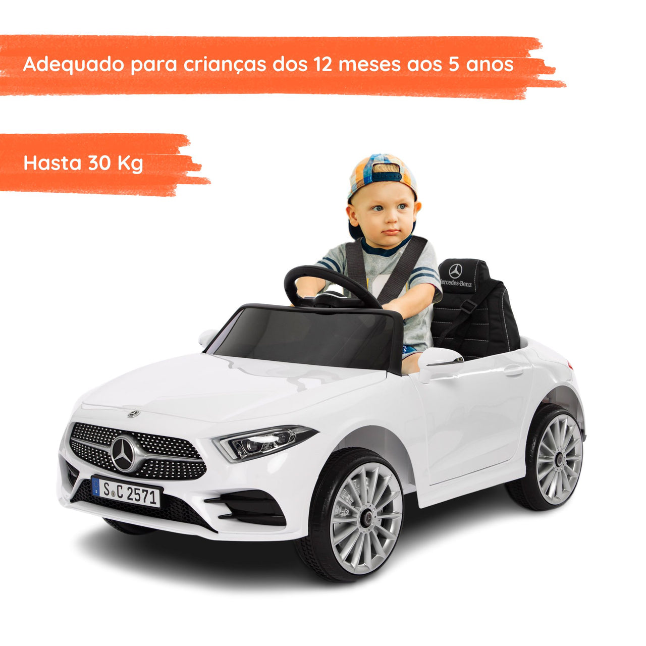 Mercedes CLS Blanco con niño#color_blanco