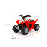 Mini Quad elettrico per bambini dimensioni#colore_rosso