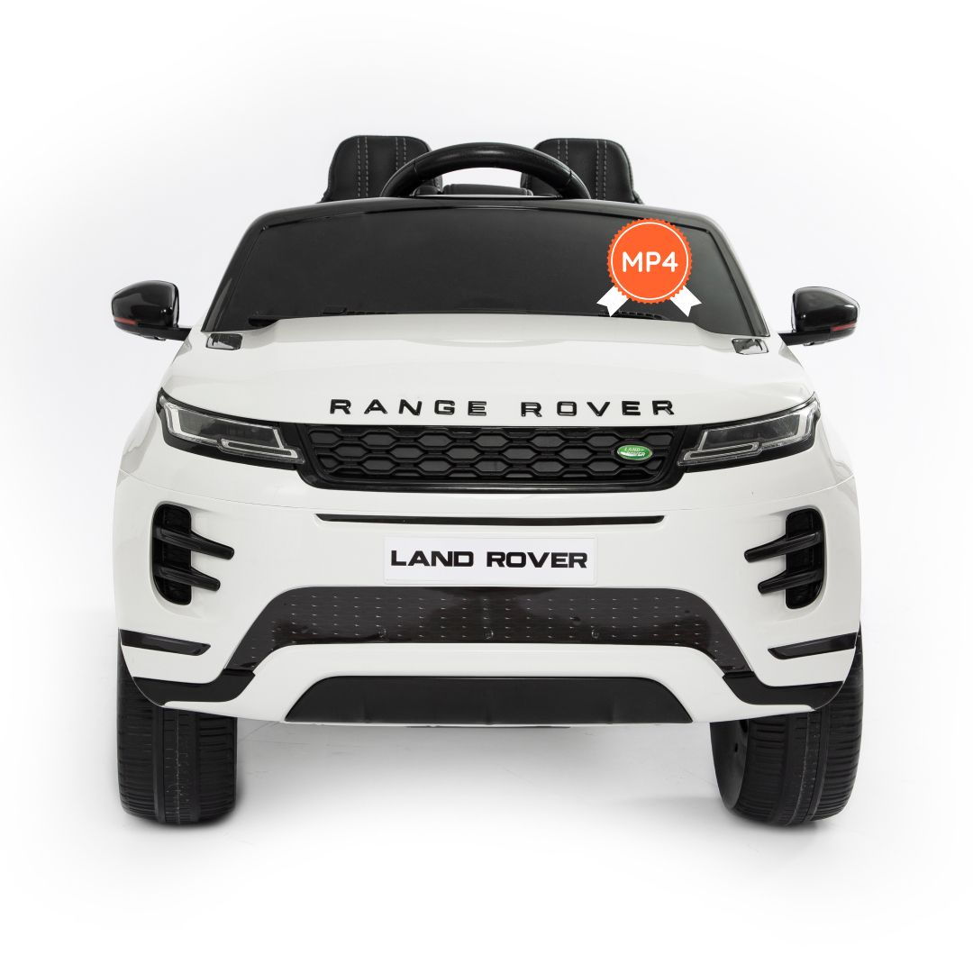 Elektrischer Range Rover Evoque für Kinder mit MP4#colore_bianco