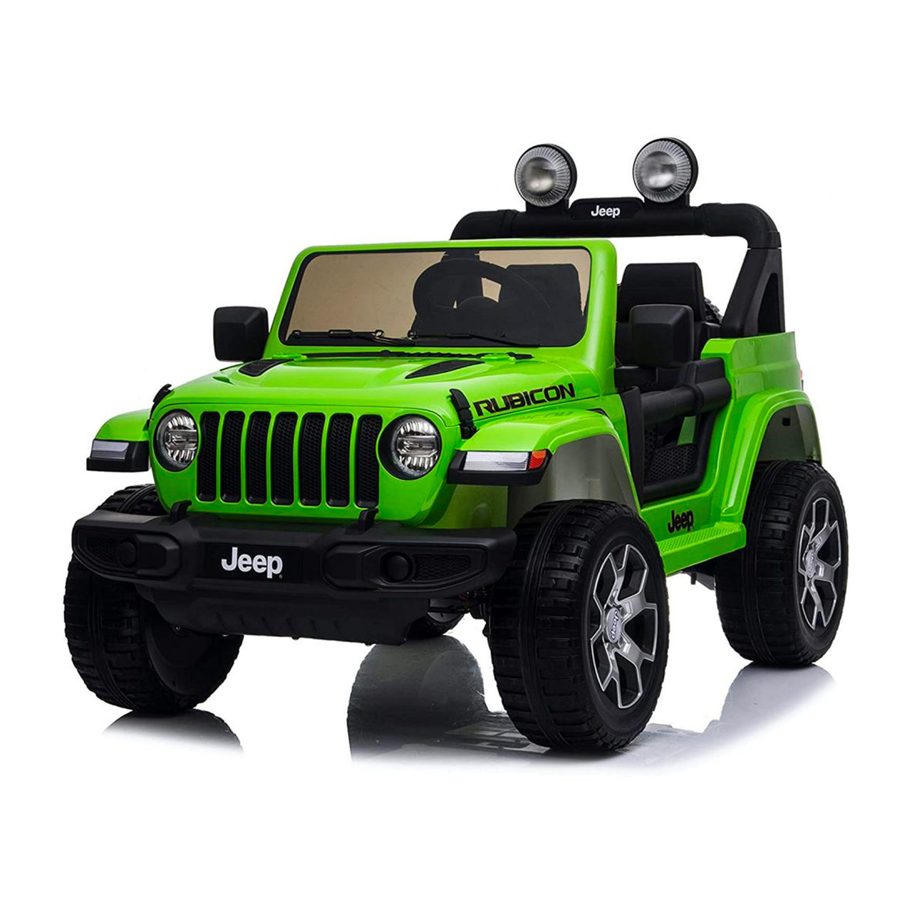 Jeep Wrangler Rubicon elettrica per bambini 1#colore_verde