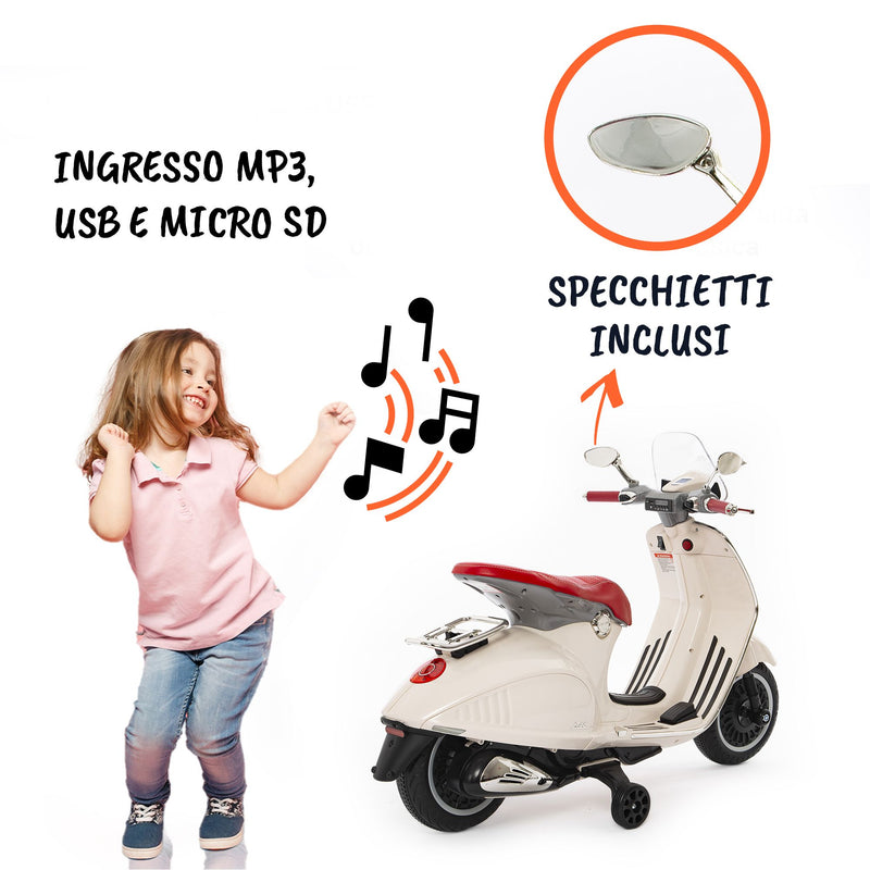 Vespa 946 con bambino