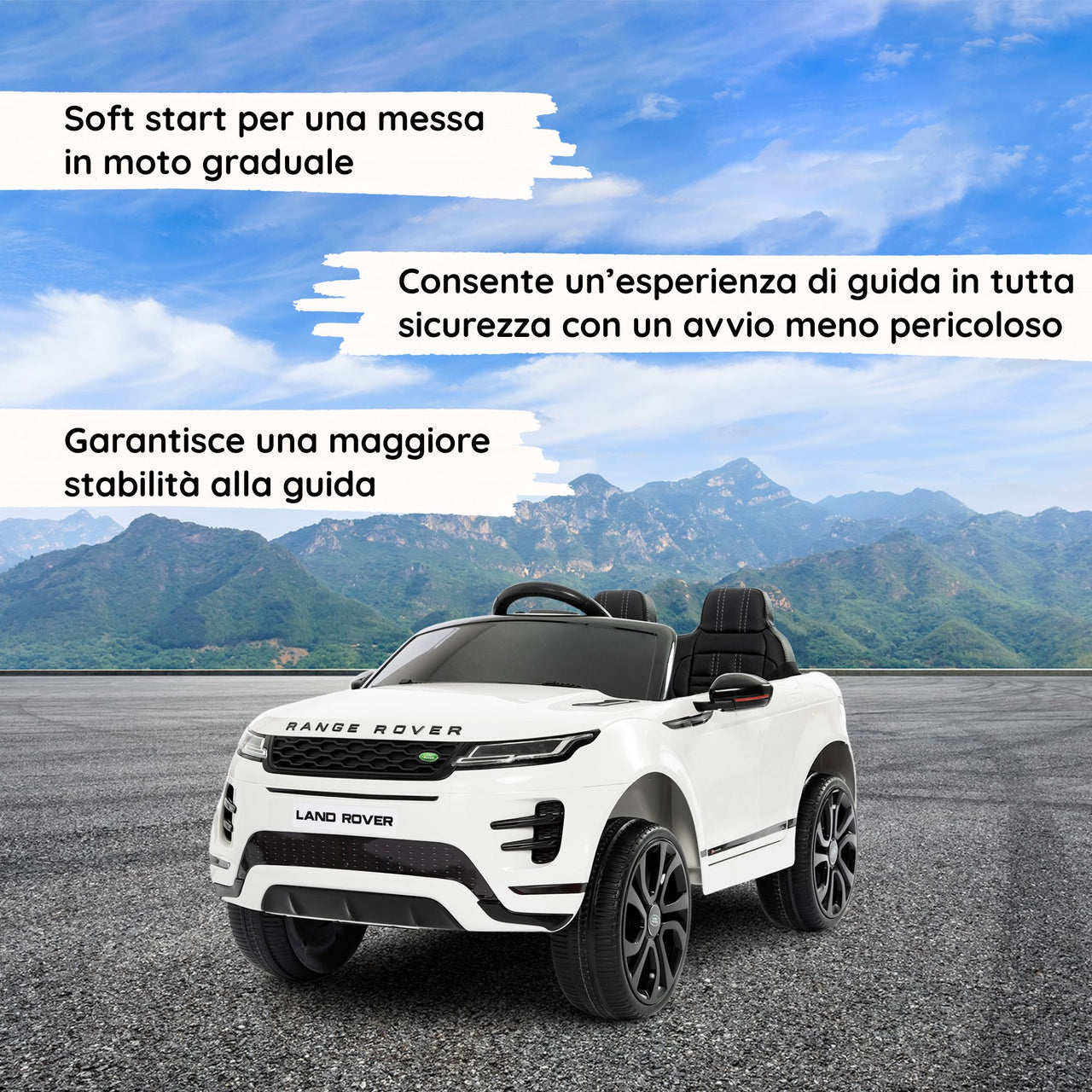 Range Rover Evoque Bianca Soft start#colore_bianco