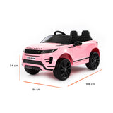 Range Rover Evoque rosa dimensões#colore_rosa