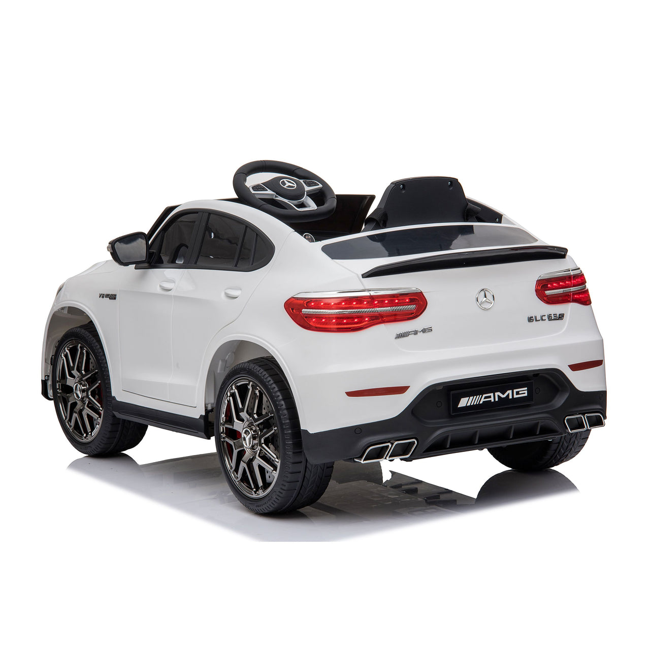 Mercedes GLC AMG Coupè elettrica per bambini 4#colore_bianco