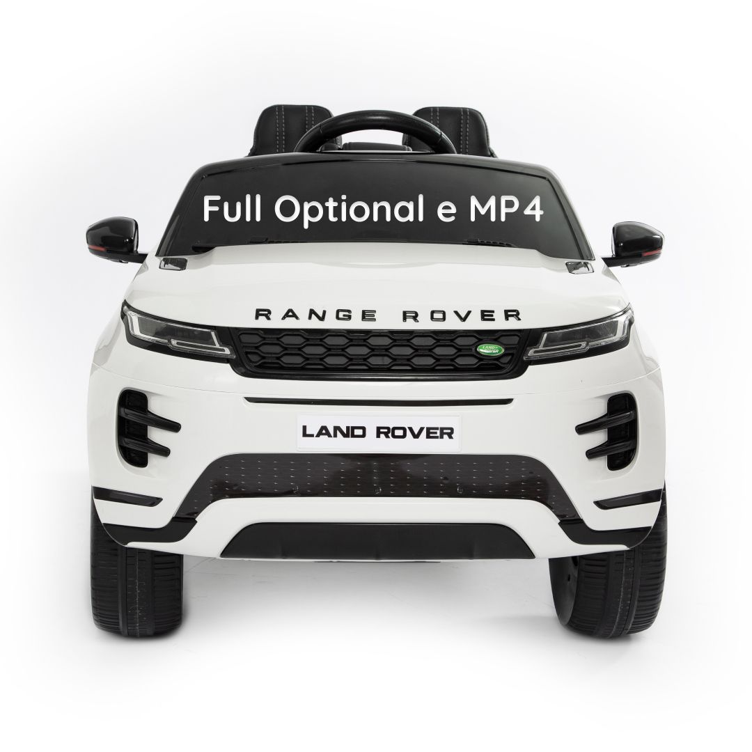 Range Rover per bambini Full optional con MP4#colore_bianco