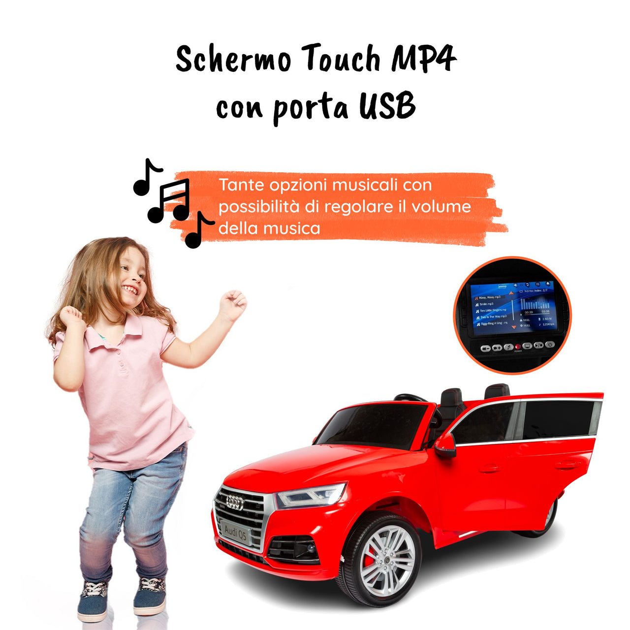 Audi Q5 Rossa MP3#colore_rosso