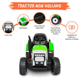 Tractor con remolque verde opciones#color_verde