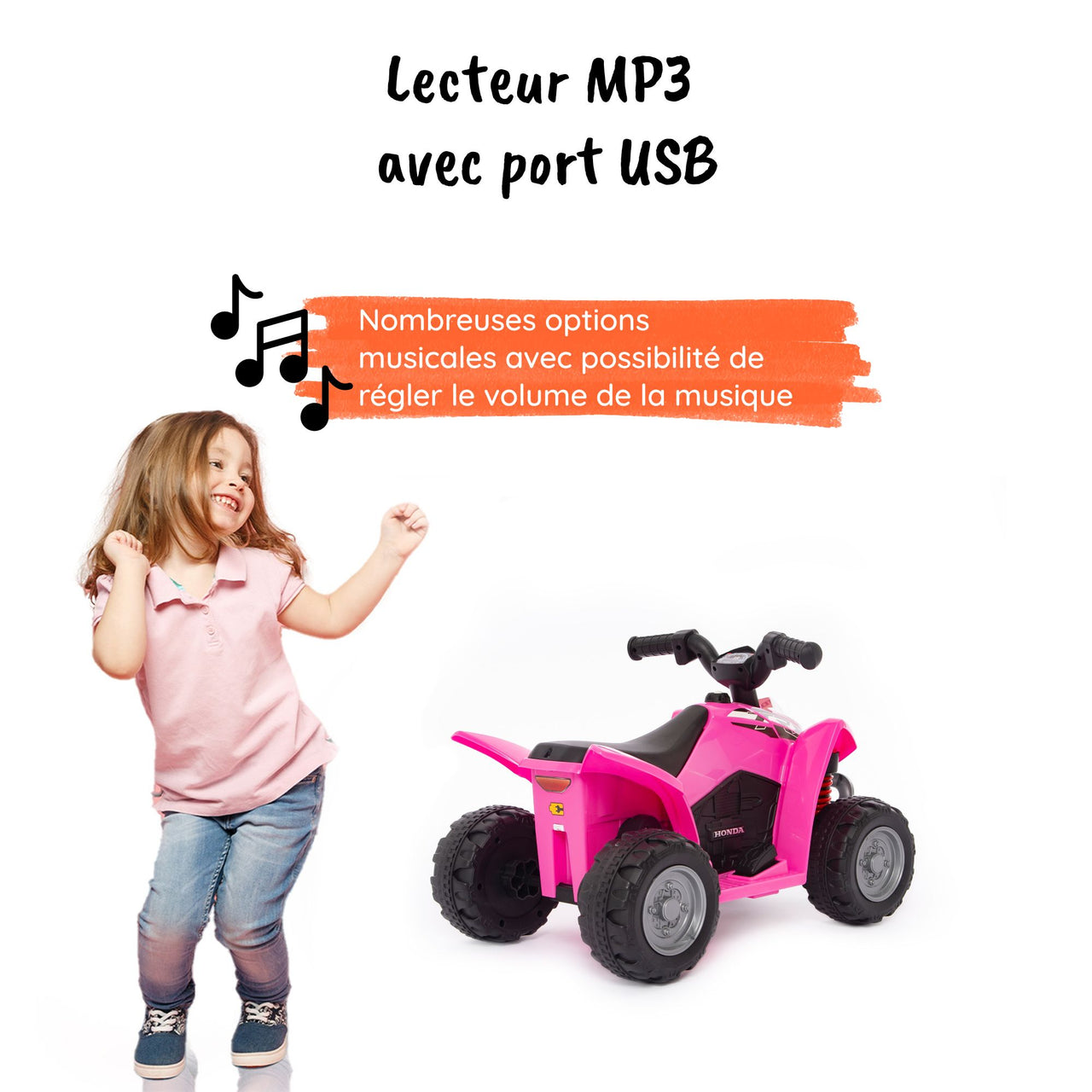 Mini Quad Rose MP3#couleur_rose