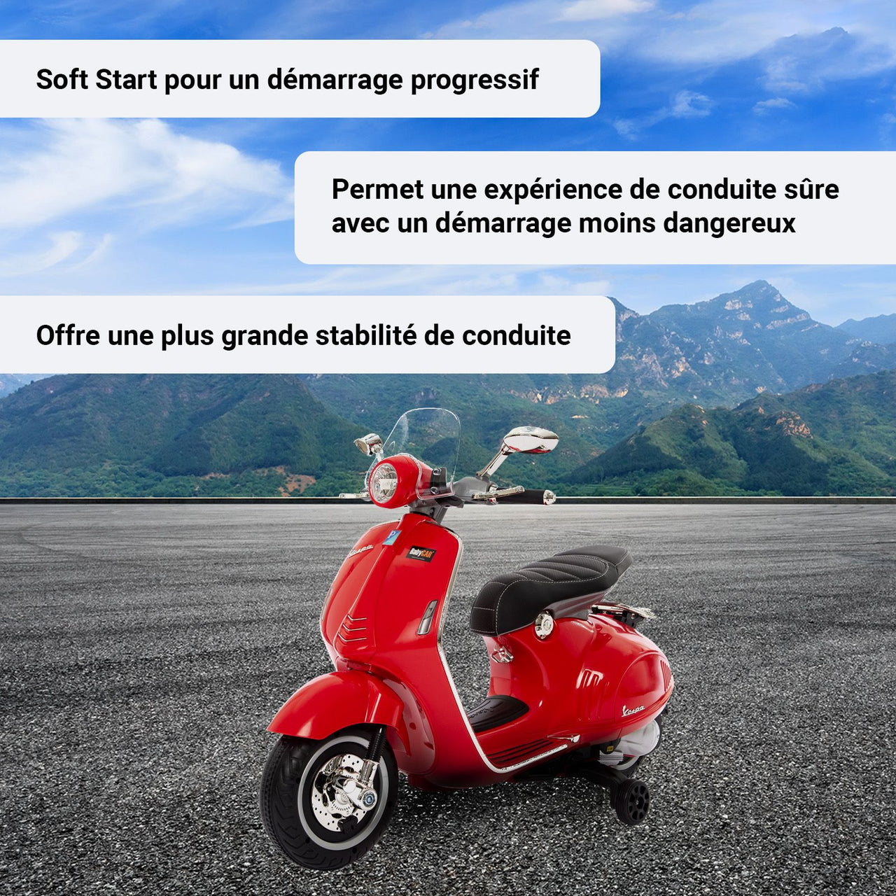 Vespa 946 rouge soft start#couleur_rouge