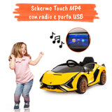 Lamborghini Sian elettrica per bambini MP4#colore_giallo