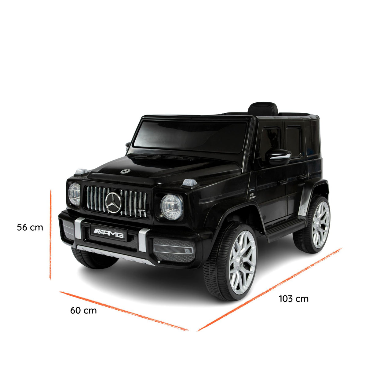 Mercedes G63 Schwarz Größe#colore_nero