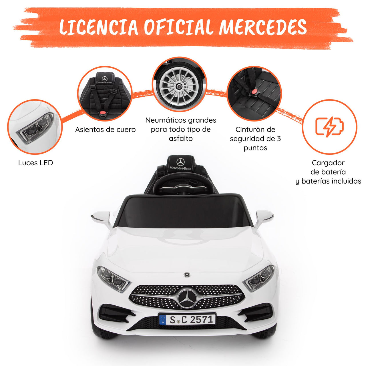 Mercedes CLS Blanco Opciones#color_blanco