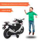 Honda CBR 1000 blanc avec enfant#couleur_blanc