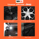 Jeep Wrangler Rubicon elettrica per bambini 12V nera