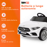 Mercedes CLS 350 AMG eléctrico para niños blanca