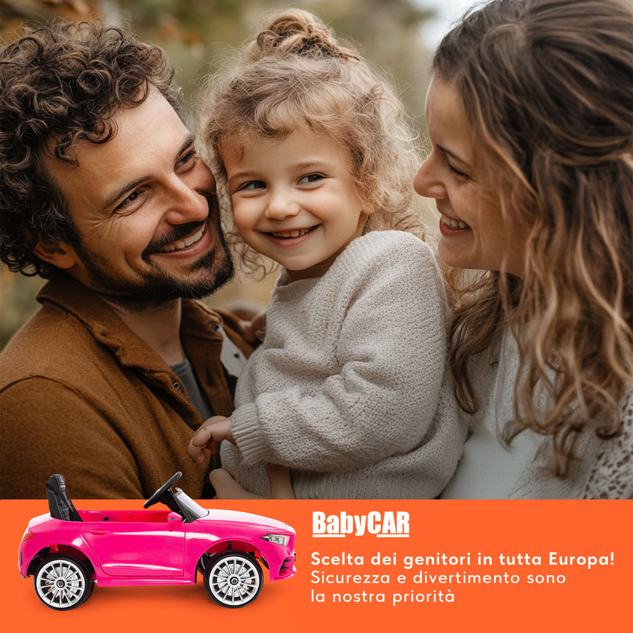 Mercedes CLS 350 AMG elettrica per bambini rosa