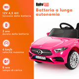 Mercedes CLS 350 AMG elettrica per bambini rosa