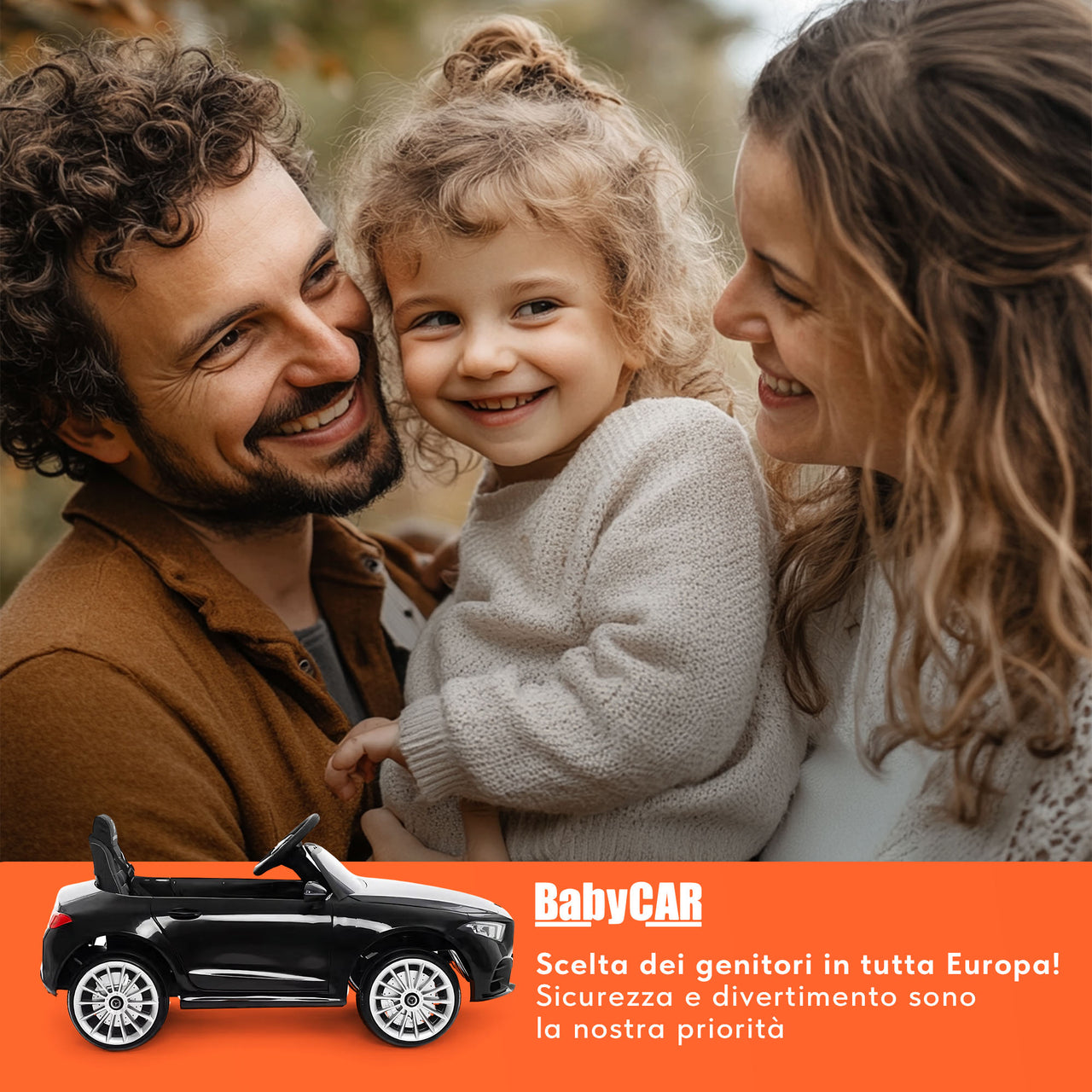 Mercedes CLS 350 AMG elettrica per bambini nera