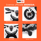 Honda CBR 1000 RR elettrica per bambini a 12V bianca