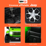 Jeep Wrangler Rubicon elettrica per bambini 12V verde