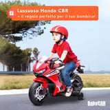 Honda CBR 1000 RR elettrica per bambini a 12V rossa