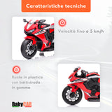 Honda CBR 1000 RR elettrica per bambini a 12V rossa