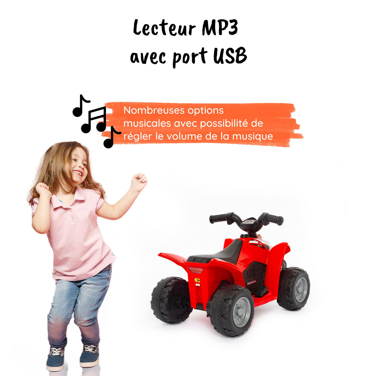 Mini Quad Rouge MP3#couleur_rouge