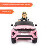 Range Rover Evoque Rose avec enfant#couleur_rose