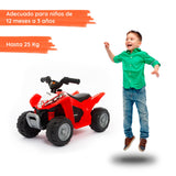 Mini Quad Rojo con niño#color_rojo