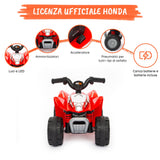 Mini Quad elettrico per bambini Optional#colore_rosso