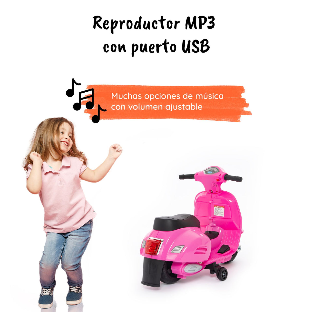 Mini vespa rosa multimedia#color_rosa