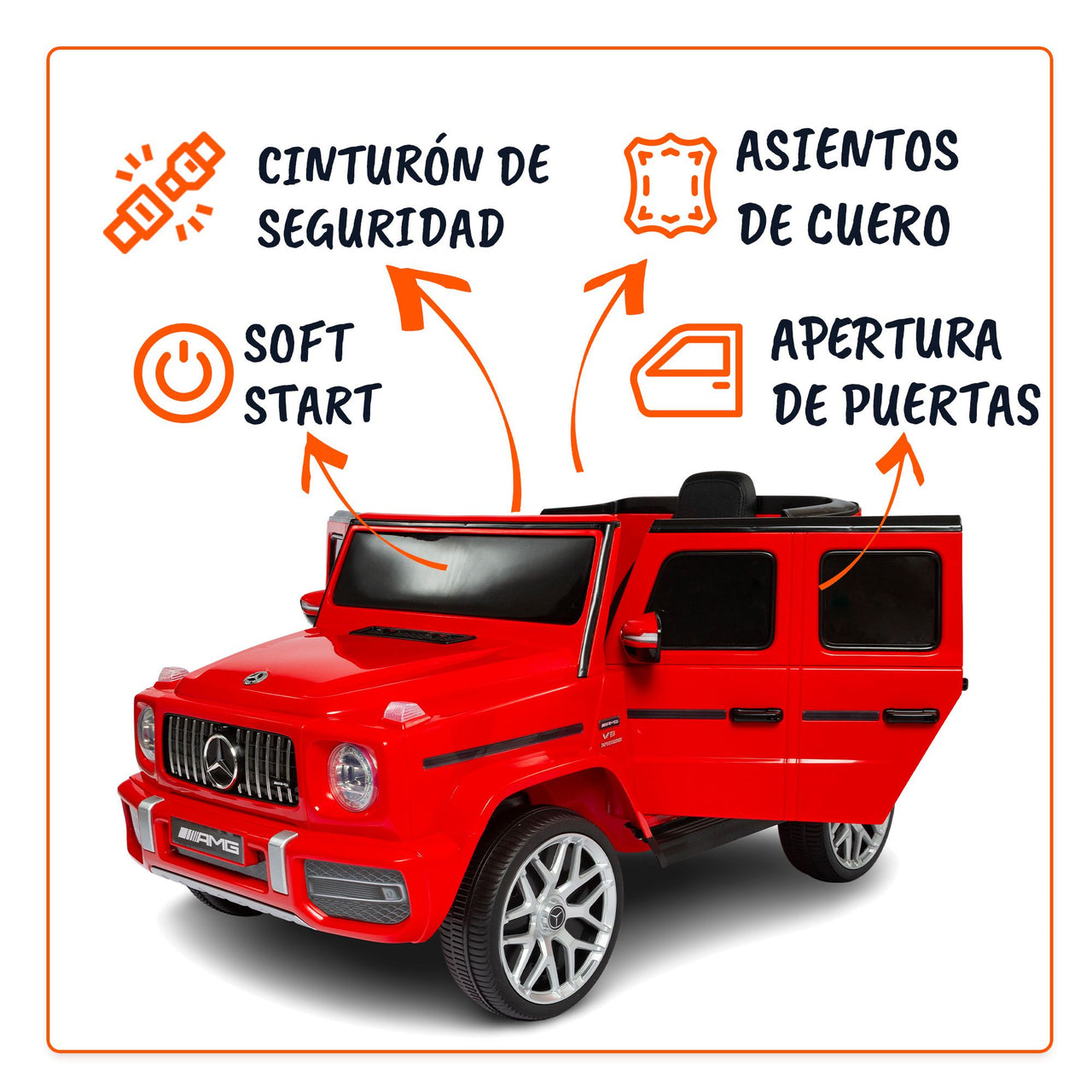 Mercedes G63 Rojo - optional 2#color_rojo