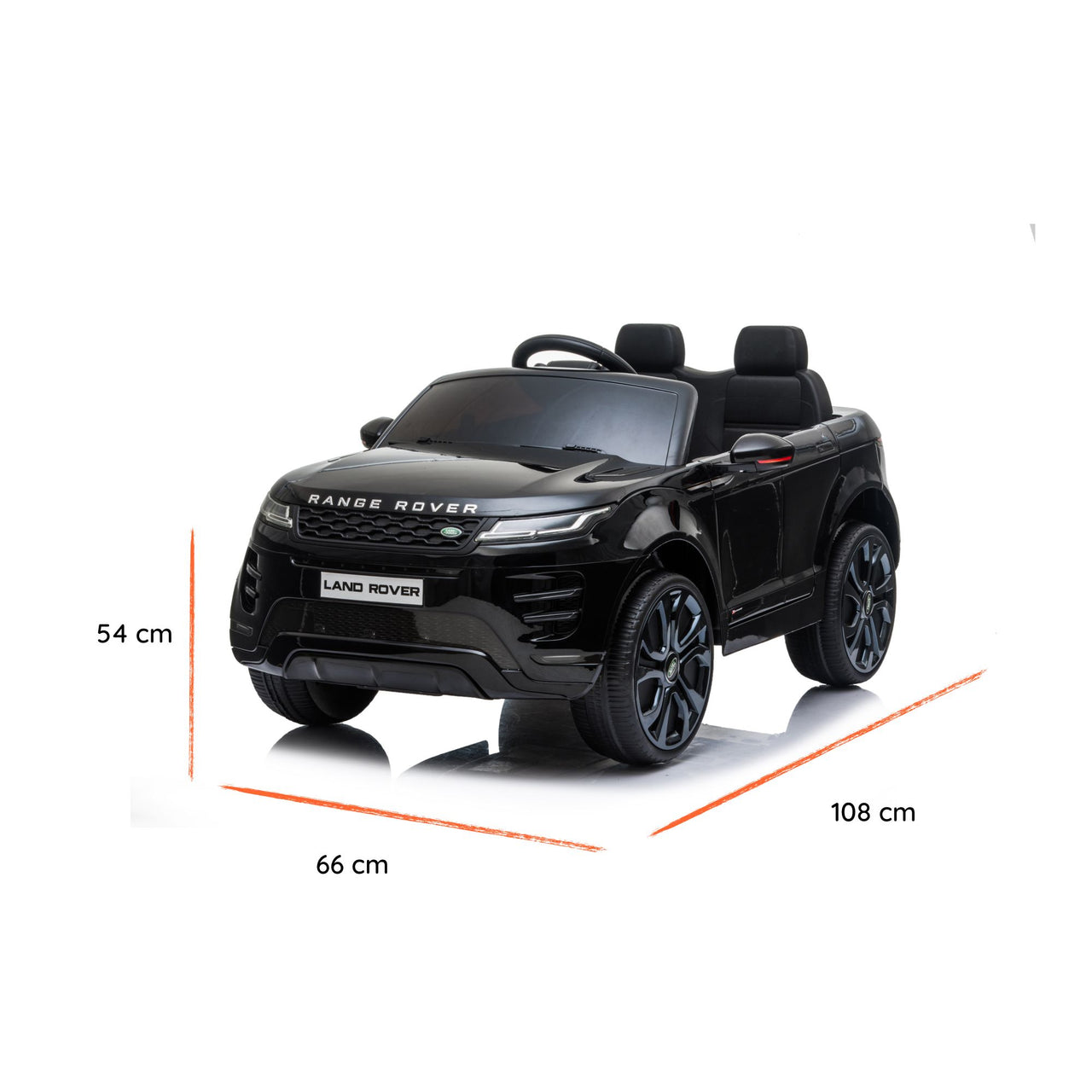 Range Rover Evoque Nero - misure#colore_nero