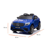 Mercedes GLC AMG Coupè elettrica per bambini dimensioni#colore_blu