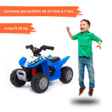 Mini Quad Bleu avec enfant#couleur_bleu